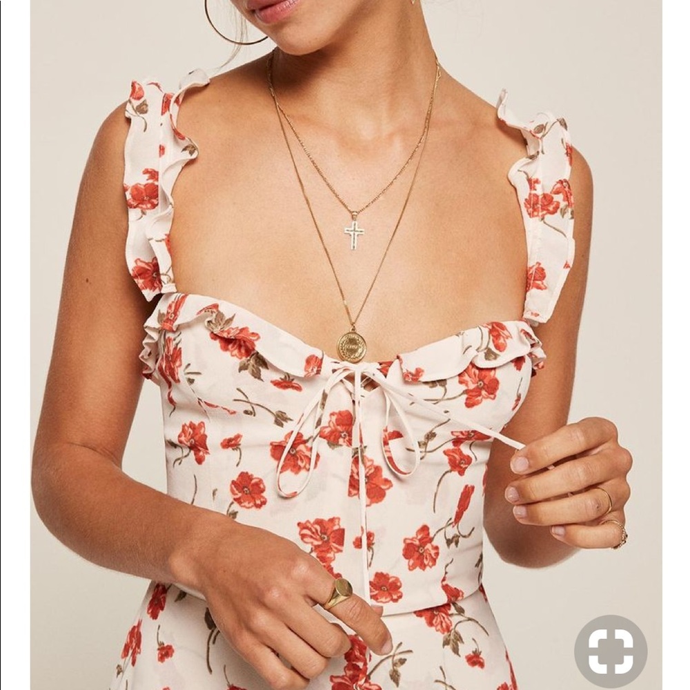 Reformation Armadillo dress in Jubilee - Picture 2 of 5